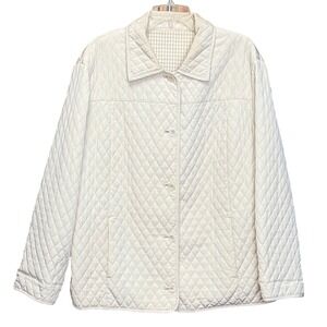 Vintage 1990's Utex Designs Reversable Jacket Women's Size 1X Minimalist Casual‎